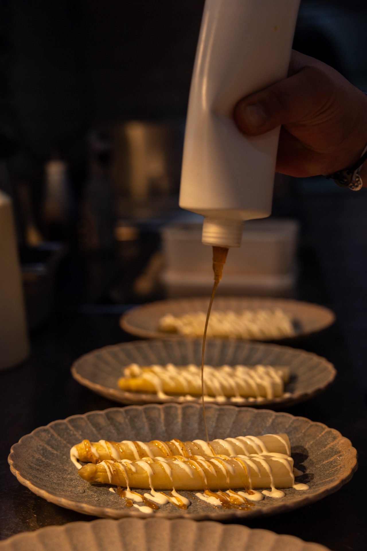 Dressage en cuisine au restaurant L'Arrosoir
